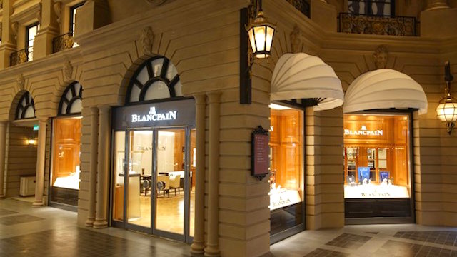 Blancpain Boutique at The Parisian Macau