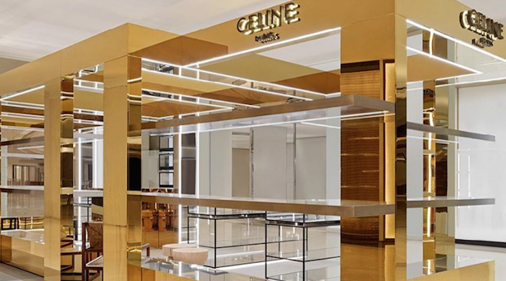 Celine store  Pop up store, Pop up shops, Shop interior design