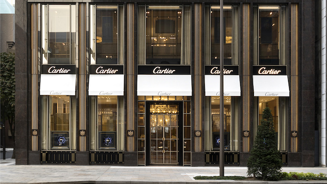 Cartier Japan's renovated Ginza store 