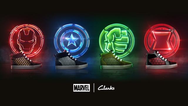 Clarks Kids teams with Avengers 