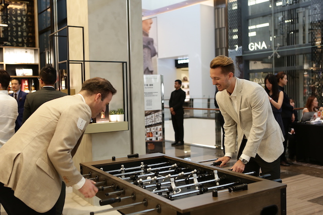Guests took advantage of all Timepieces & Whiskies has to offer including the foosball table