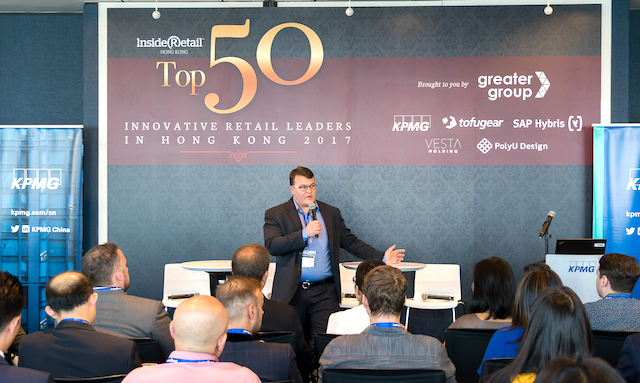 Inside Retail Asia Top 50 Innovative Retal Leaders in Hong Kong 2017 launch event - Oliver
