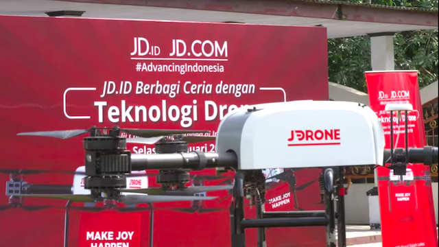 JD drone-delivery Indonesia 1