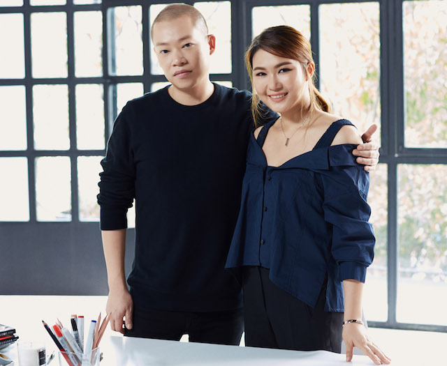 Jason Wu and Nicole Wong, co-founder and product specialist of Sometime for Jason Wu Grey x Sometime for ZALORA