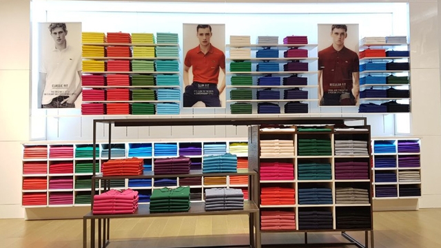 Lacoste boutique upgraded to 'standard premium'