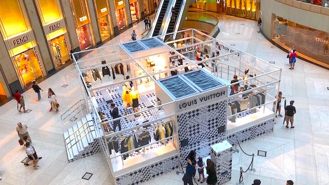 Louis Vuitton women’s pop-up store in Hong Kong at in Landmark - Inside Retail