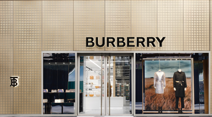 Luxury fashion house Burberry opens flagship store in London