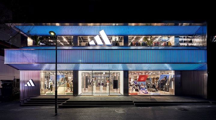 Adidas South opens its largest store, in Myeong-dong Inside