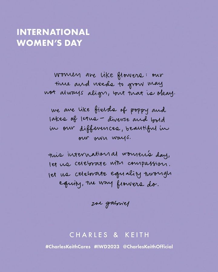 Bullied teenager Zoe Gabriel fronts Charles & Keith's IWD campaign - Inside  Retail Asia