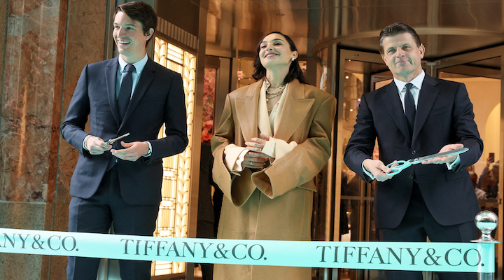 Tiffany celebrates The Landmark opening with a ribbon cutting