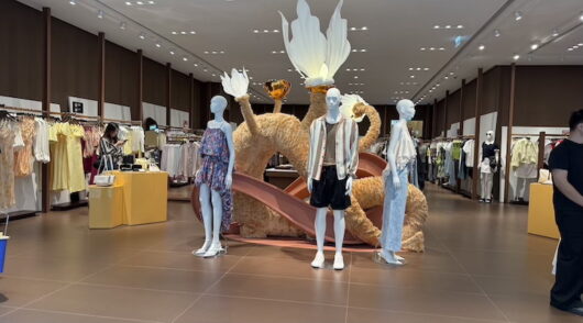 The entrance to the Urban Revivo store in Hong Kong