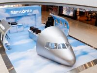 Samsonite's activation at IFC Mall