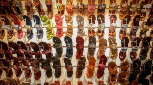 'Kolhapuri' sandals, an Indian ethnic footwear