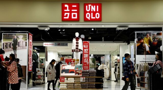 Fast Retailing's Uniqlo store in Tokyo