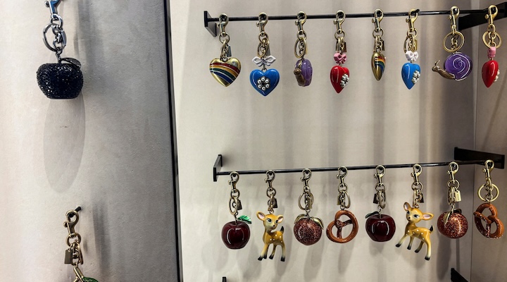 Coach bag charms, which retails between $55-$295.