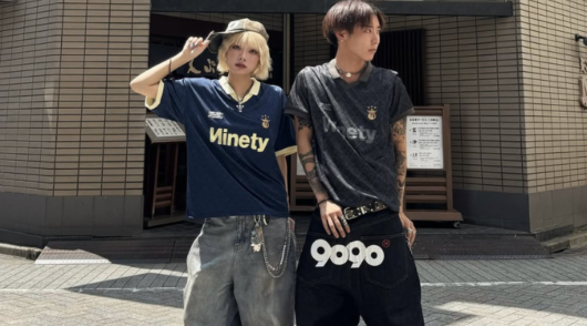 Models wearing 9090