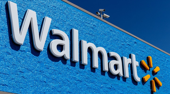 Walmart store sign