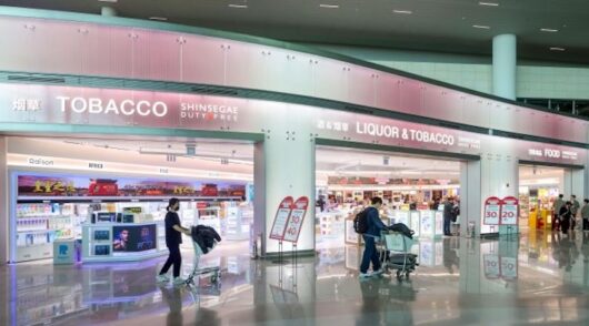 Shinsegae duty-free outlet at Incheon International Airport’s DF2 zone