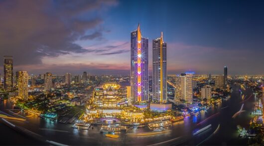 Aerial view of IconSiam