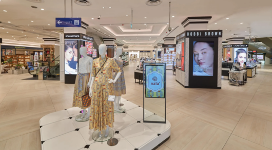 inside Isetan Singapore store