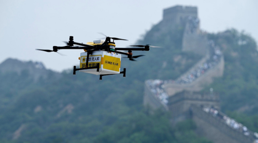 Meituan's autonomous drone delivery system.