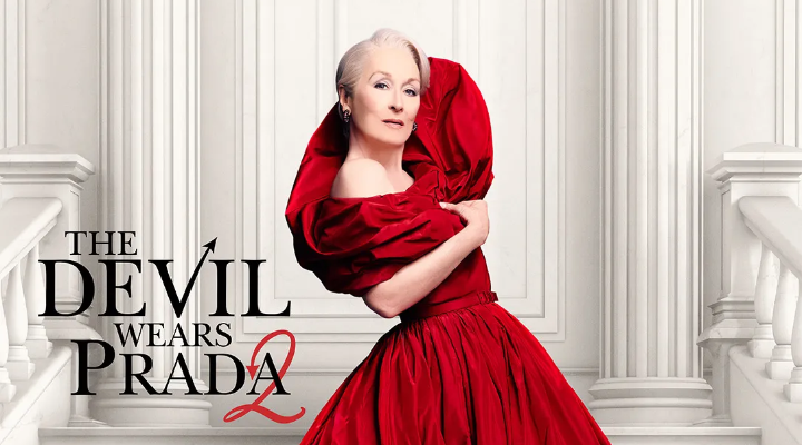 Meryl Streep on a Devil Wears Prada 2 poster.