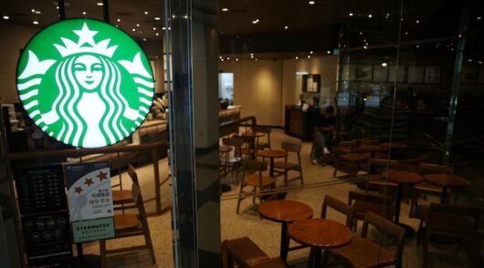 An empty Starbucks store in Seoul, South Korea