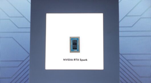 Nvidia RTX Spark chip display.