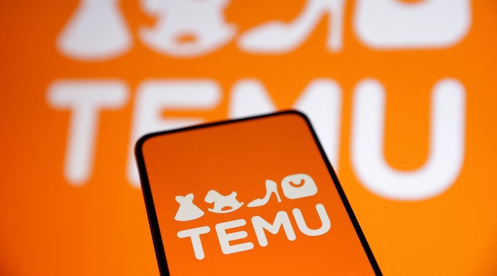 Temu logo is seen in this illustration