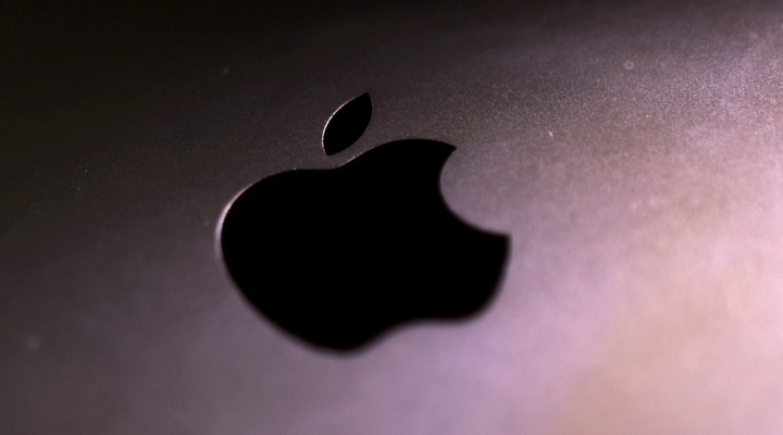 Apple logo.