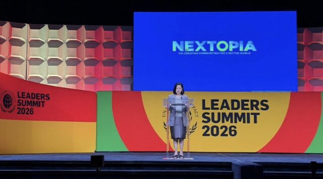 Chadatip speaking at Leaders Summit